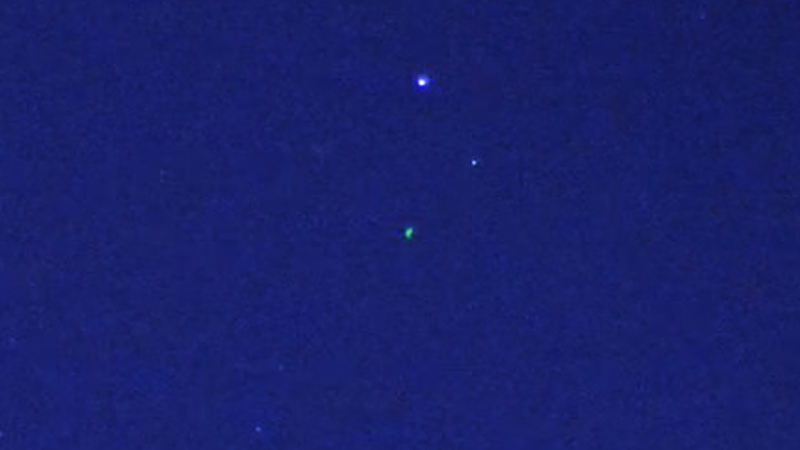 Green UFO 6-19-2013 Enhanced